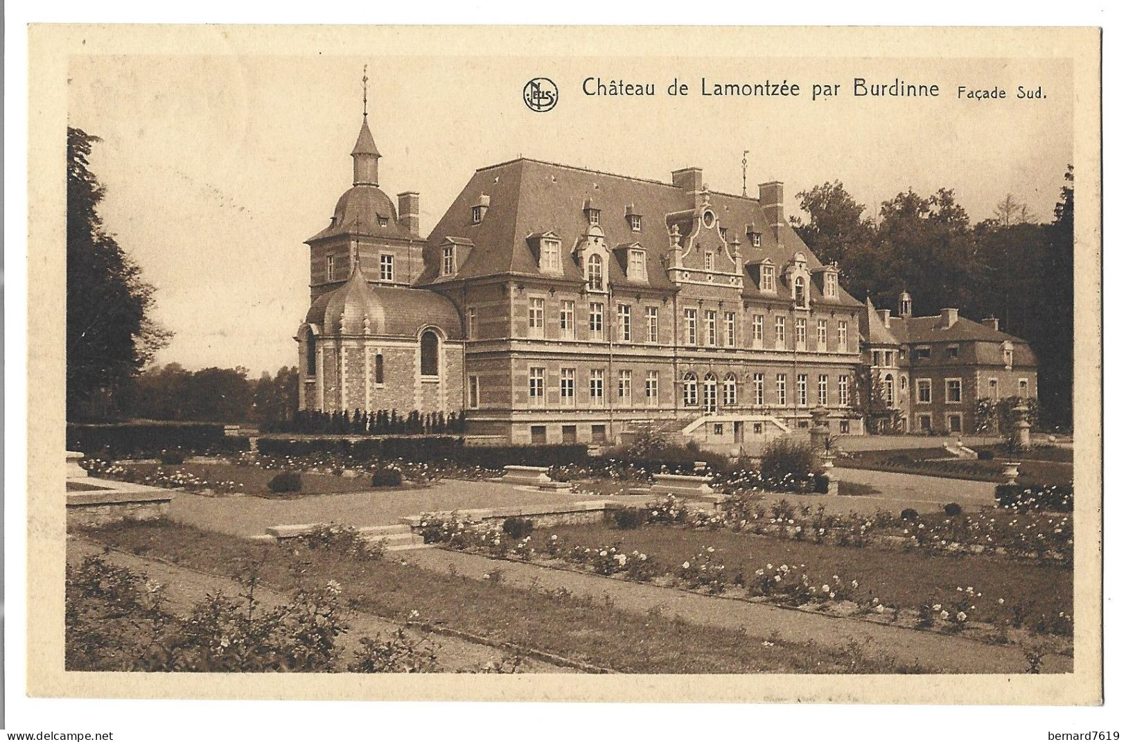 Belgique -   Burdinne -  Chateau  De Lamontzee -    Ecrite   Par Comtesse  H  De  Bouchoven De Beuguyck - Burdinne