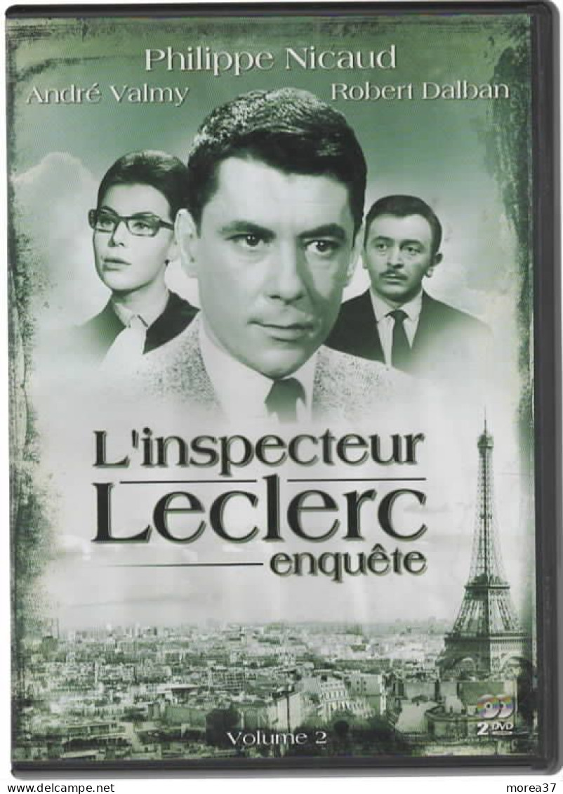 L'INSPECTEUR LECLERC ENQUÊTE  Volume 2  ( 2 DVDs )  Avec Philippe NICAUD  Andre VAMLY   (C44) - Serie E Programmi TV