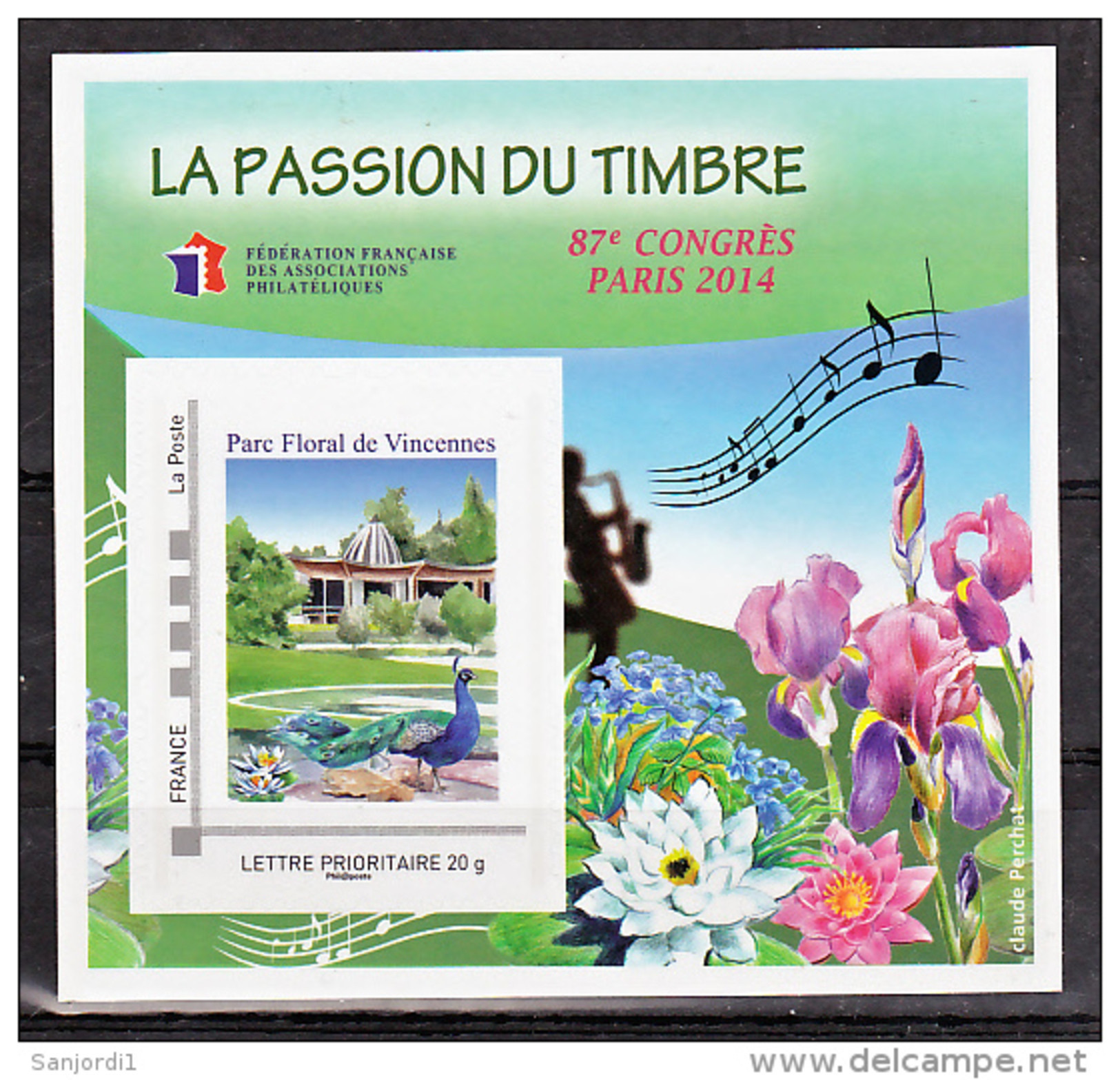 France BF  9 FFAP 87 ème Congrès  2014 Neufs ** LUXE MNH Sin Charnela - FFAP