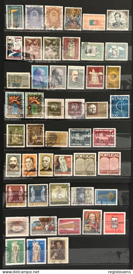 Lot De 48 Timbres Oblitérés Portugal 1960 / 1969 - Used Stamps