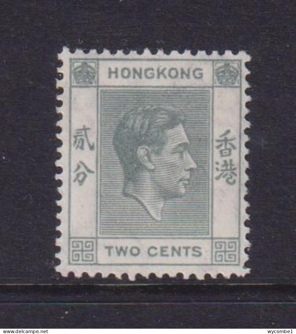 HONG KONG  -  1938-52 George VI Multiple Script CA 2c Hinged Mint - Ungebraucht