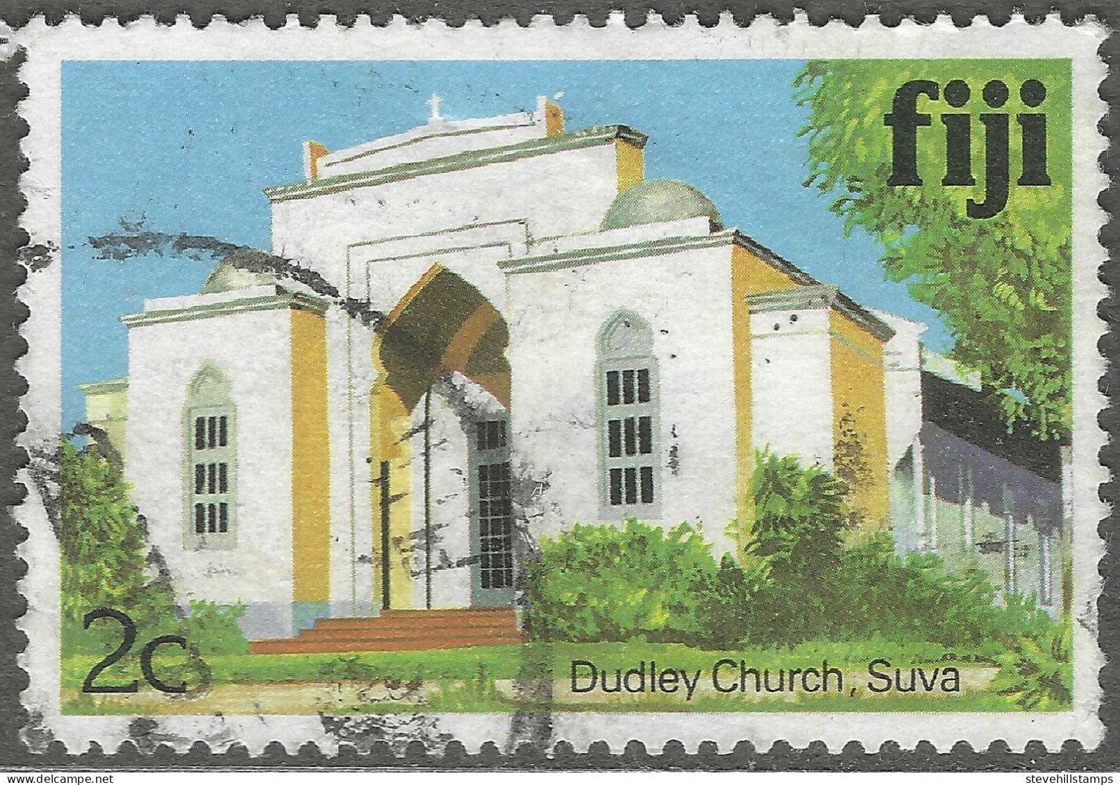 Fiji. 1979 Architecture. 2c Used. No Date Imprint. SG 581Bc - Fidji (1970-...)