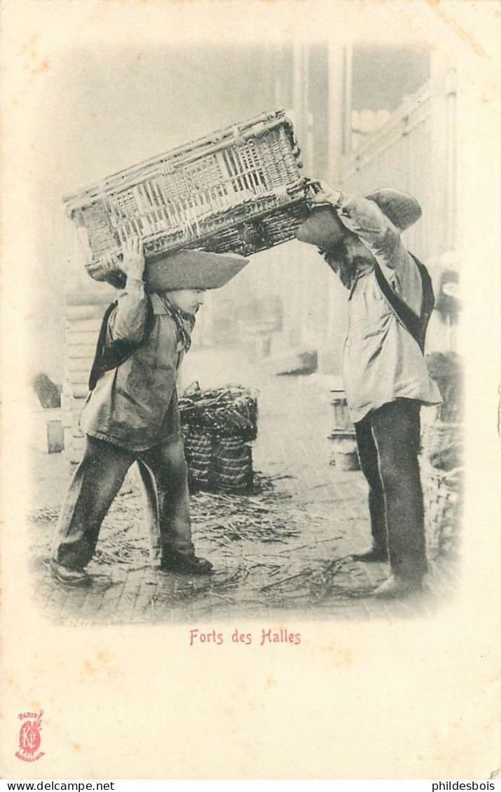 PARIS   ( Editions Kunzli 1900 )  FORTS DES HALLES - Straßenhandel Und Kleingewerbe