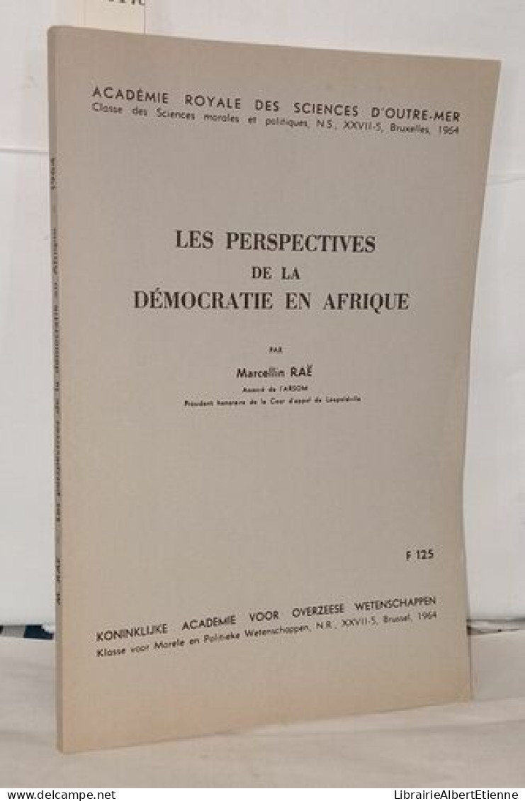 Les Perspectives De La Démocratie En Afrique - Sciences