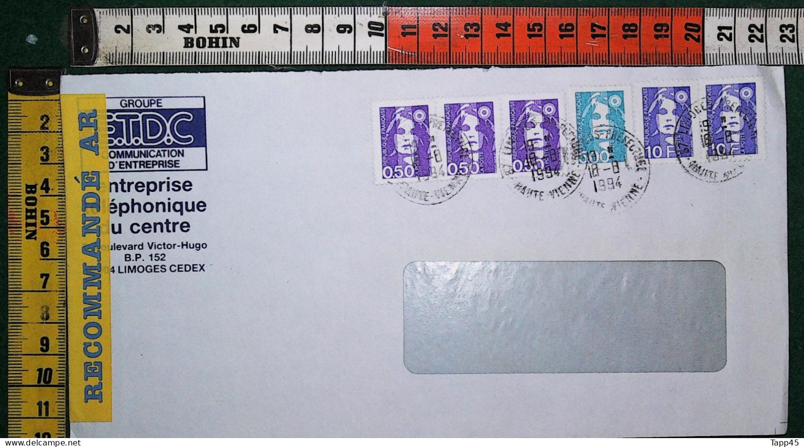 Timbres >sur Support Postal >pour Cette Série (Réf:Tv 6 /10) Exceptionnellement  Frais+port 1€00 (pour 2/3 Env Maxi 1€50 - Zonder Classificatie