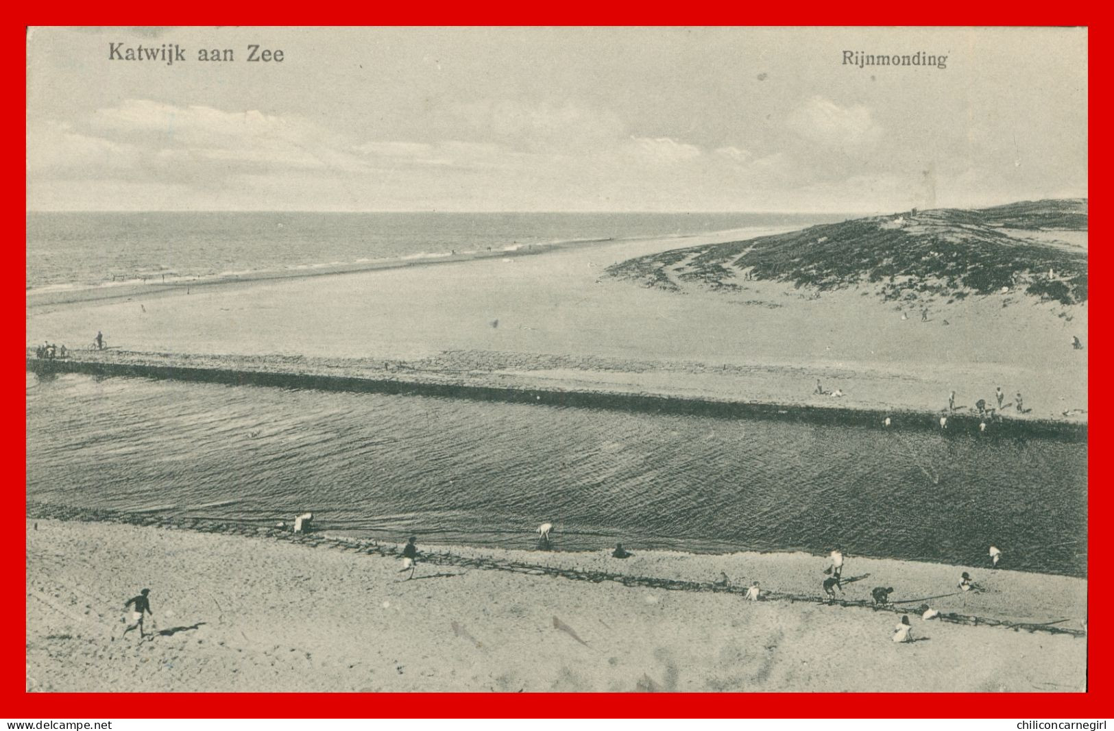 * KATWIJK AAN ZEE - Rijnmonding - Estuaire - Animée - 1912 - Katwijk (aan Zee)