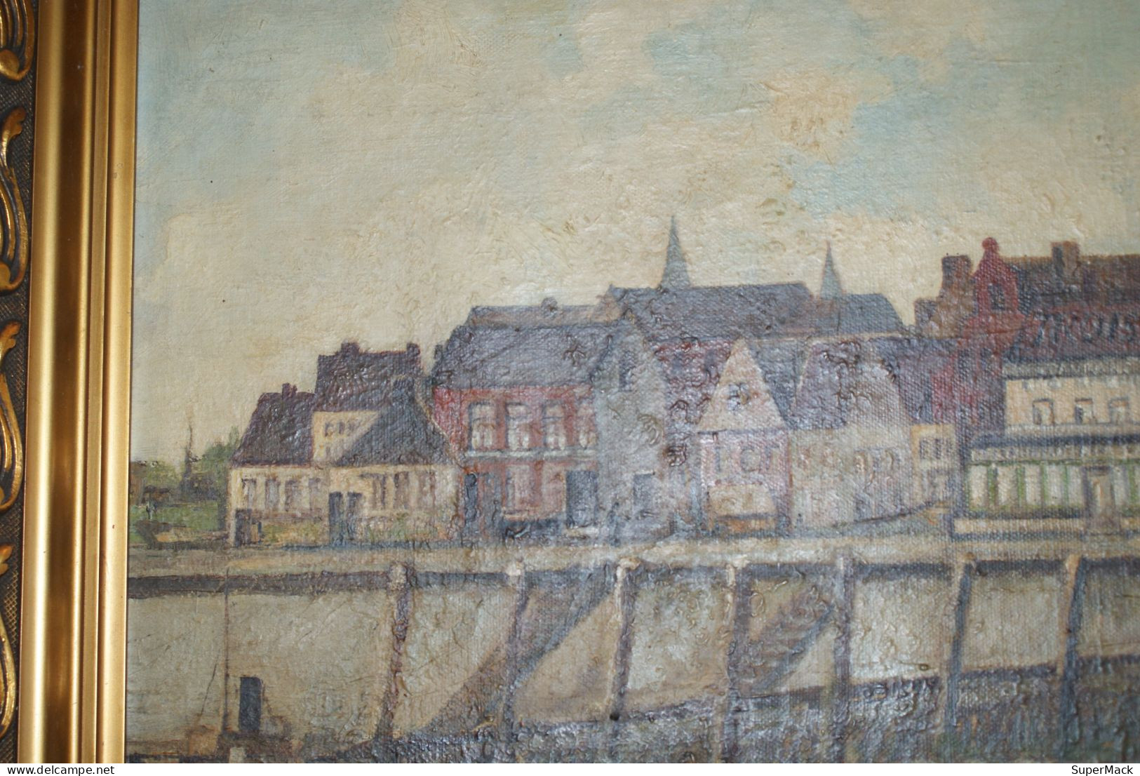 JOSEPH RAUMANN - Peinture à L'huile, Cadre Ancien Mouluré - 1932 - Olii