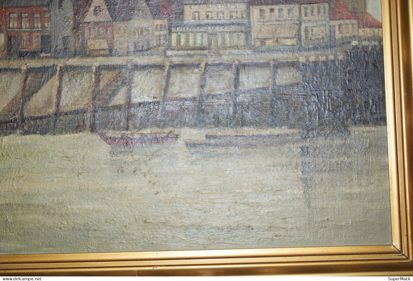 JOSEPH RAUMANN - Peinture à L'huile, Cadre Ancien Mouluré - 1932 - Huiles