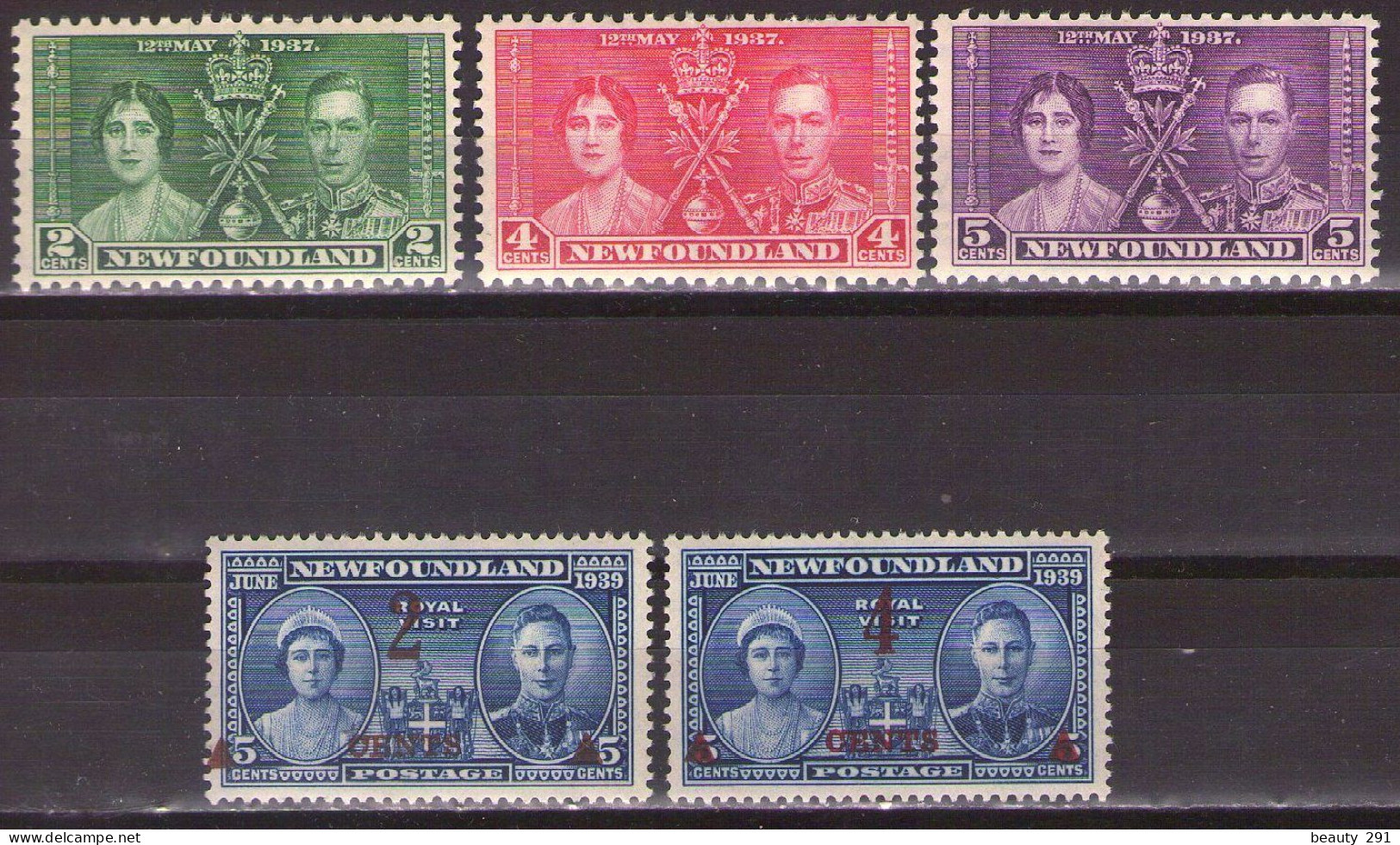 NEWFOUNDLAND - 1937-1939 - MNH**VF - 1908-1947