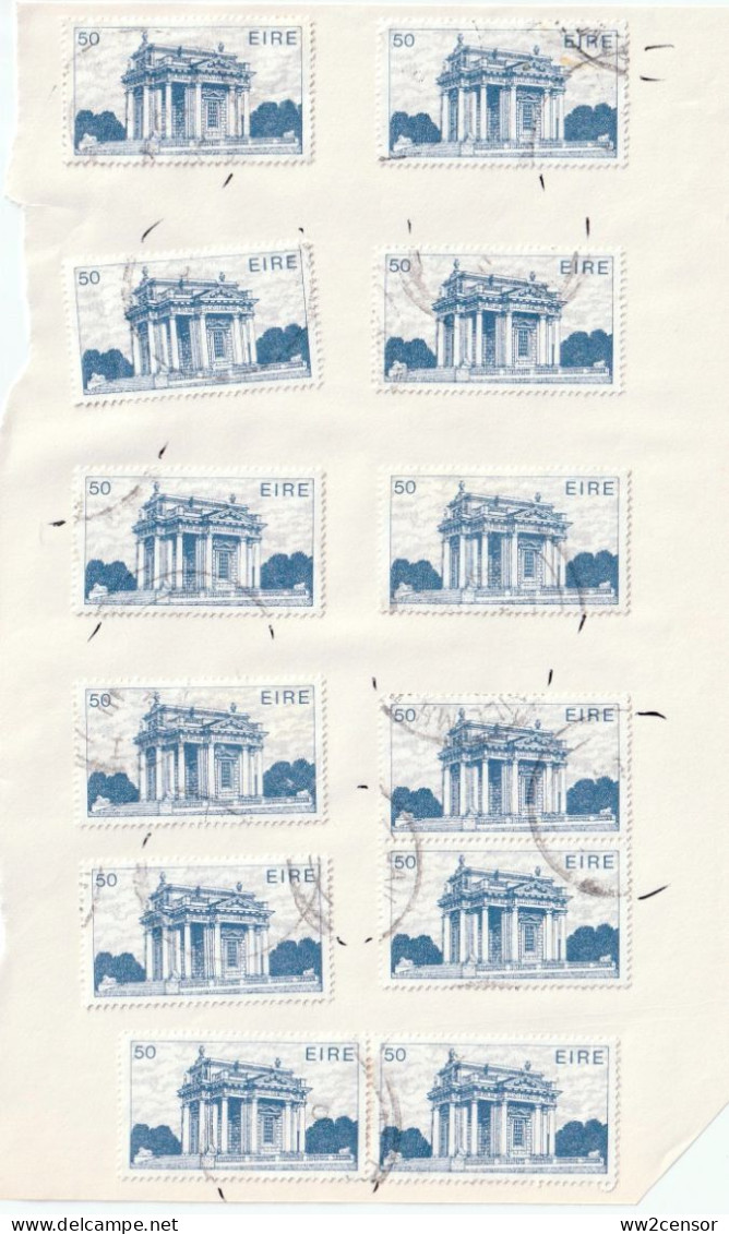 Ireland - Irland: 1983 12 X 50p Architecture Stamps Fine Used From 6th Definitive Series - Used Stamps