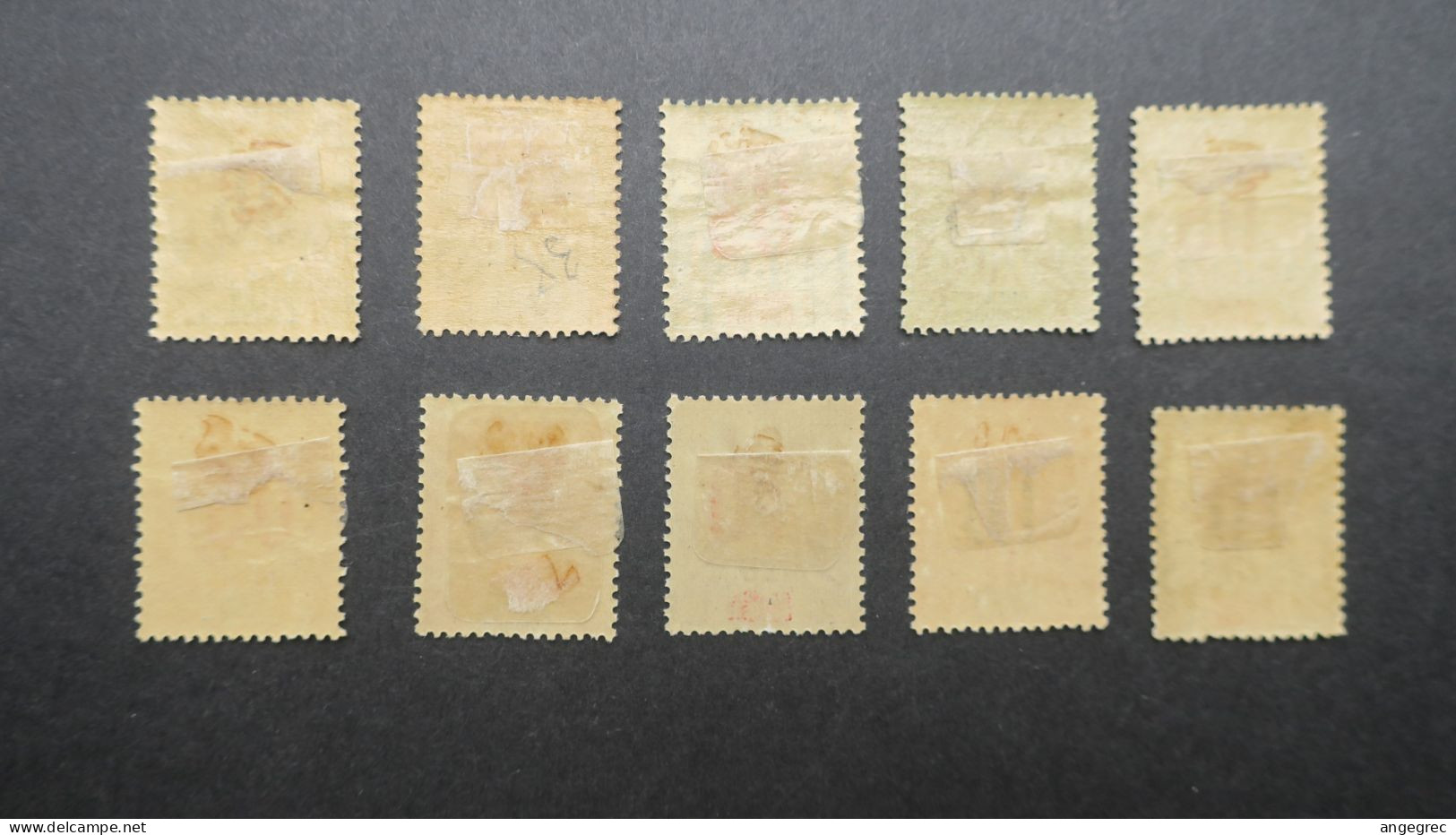 Timbre  Lot De 10 Grande Comore 1912  Neuf * C: 24 €  Voir Scan - Autres & Non Classés