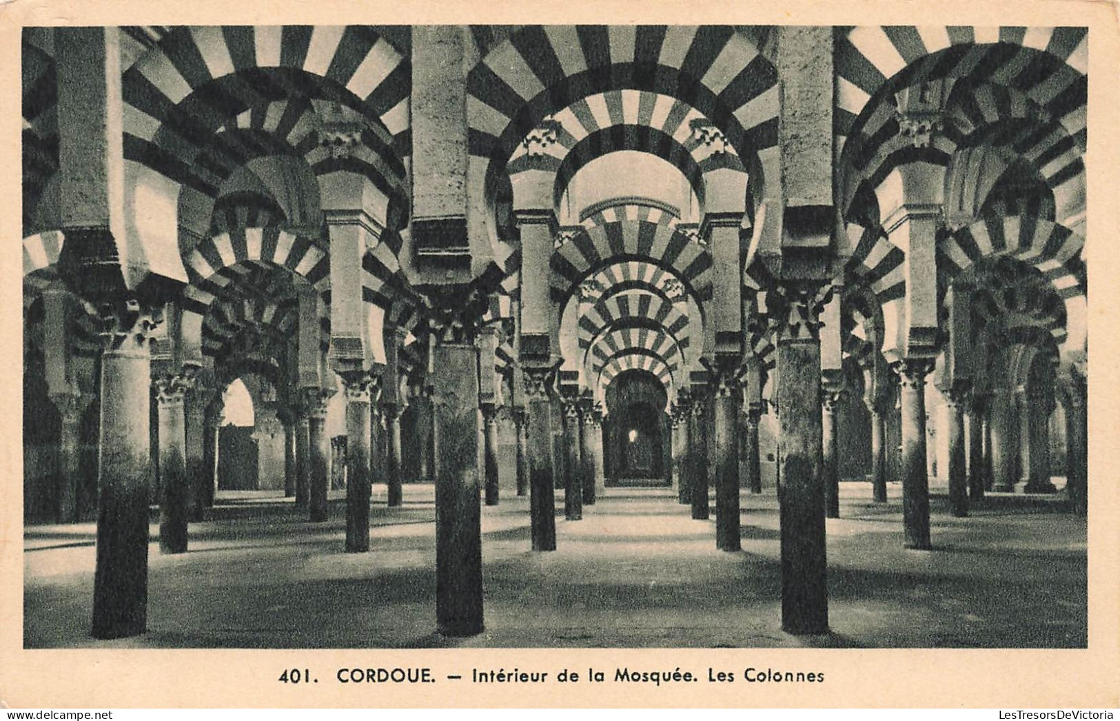 ESPAGNE - Cordoue - Intérieur De La Mosquée - Les Colonnes - Carte Postale Ancienne - Córdoba