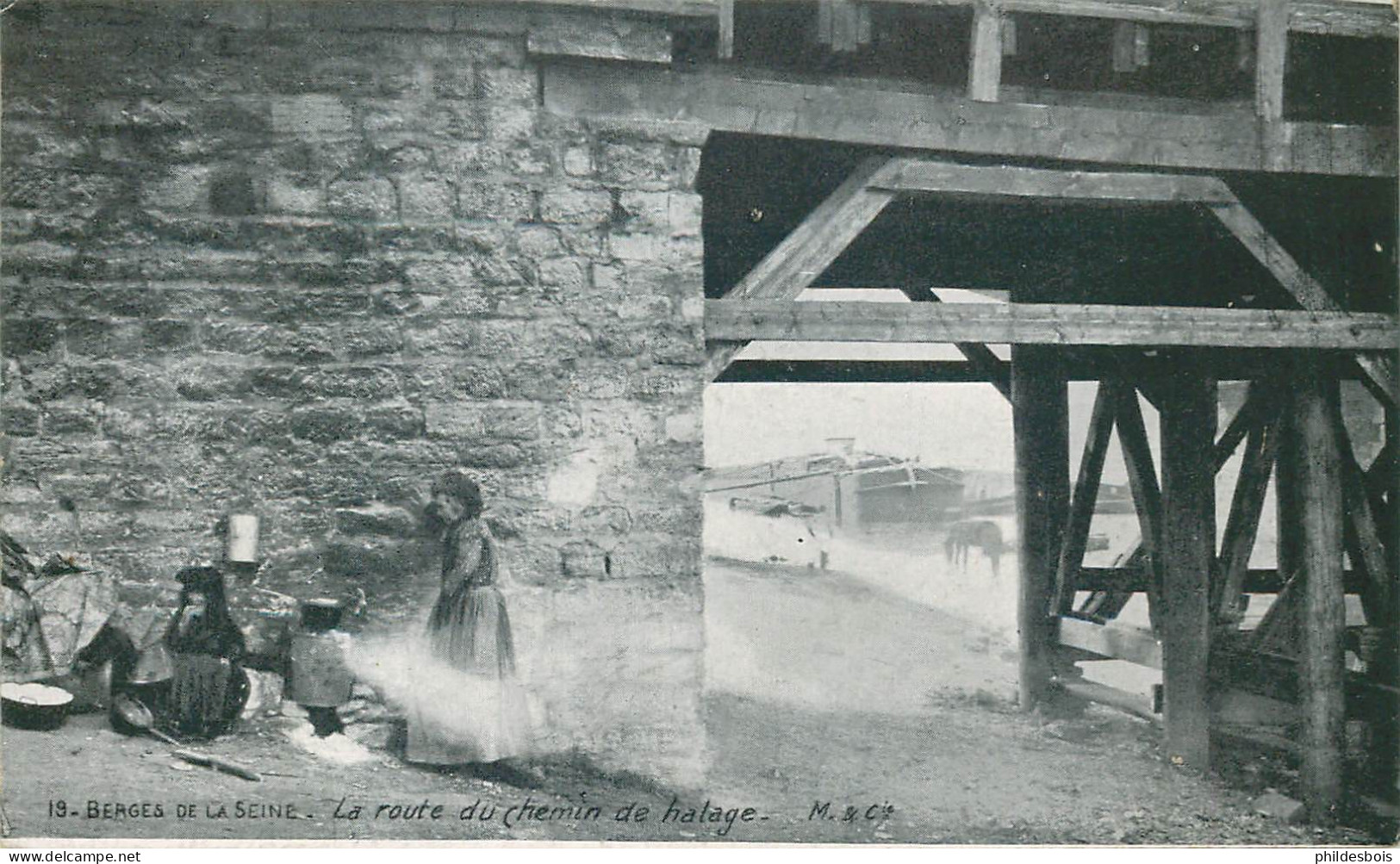 PARIS   ( Berges De La Seine  )  LA ROUTE DU CHEMIN ... - La Seine Et Ses Bords