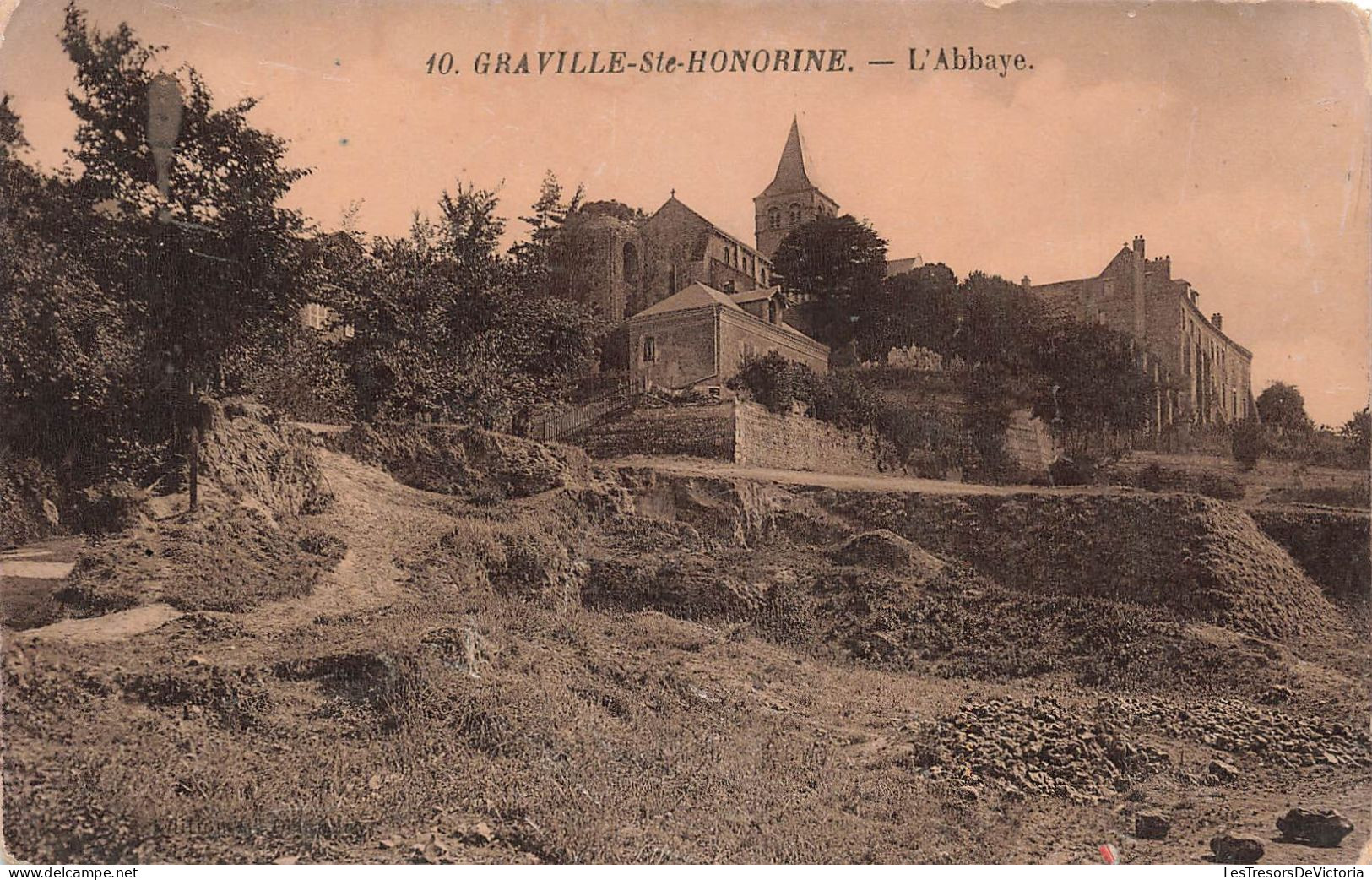 FRANCE - Graville-Sainte-Honorine - L'abbaye - Carte Postale Ancienne - Graville