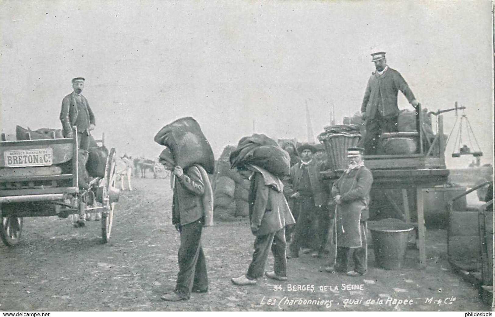 PARIS   ( Berges De La Seine  )  LES CHARBONNIERS - La Seine Et Ses Bords