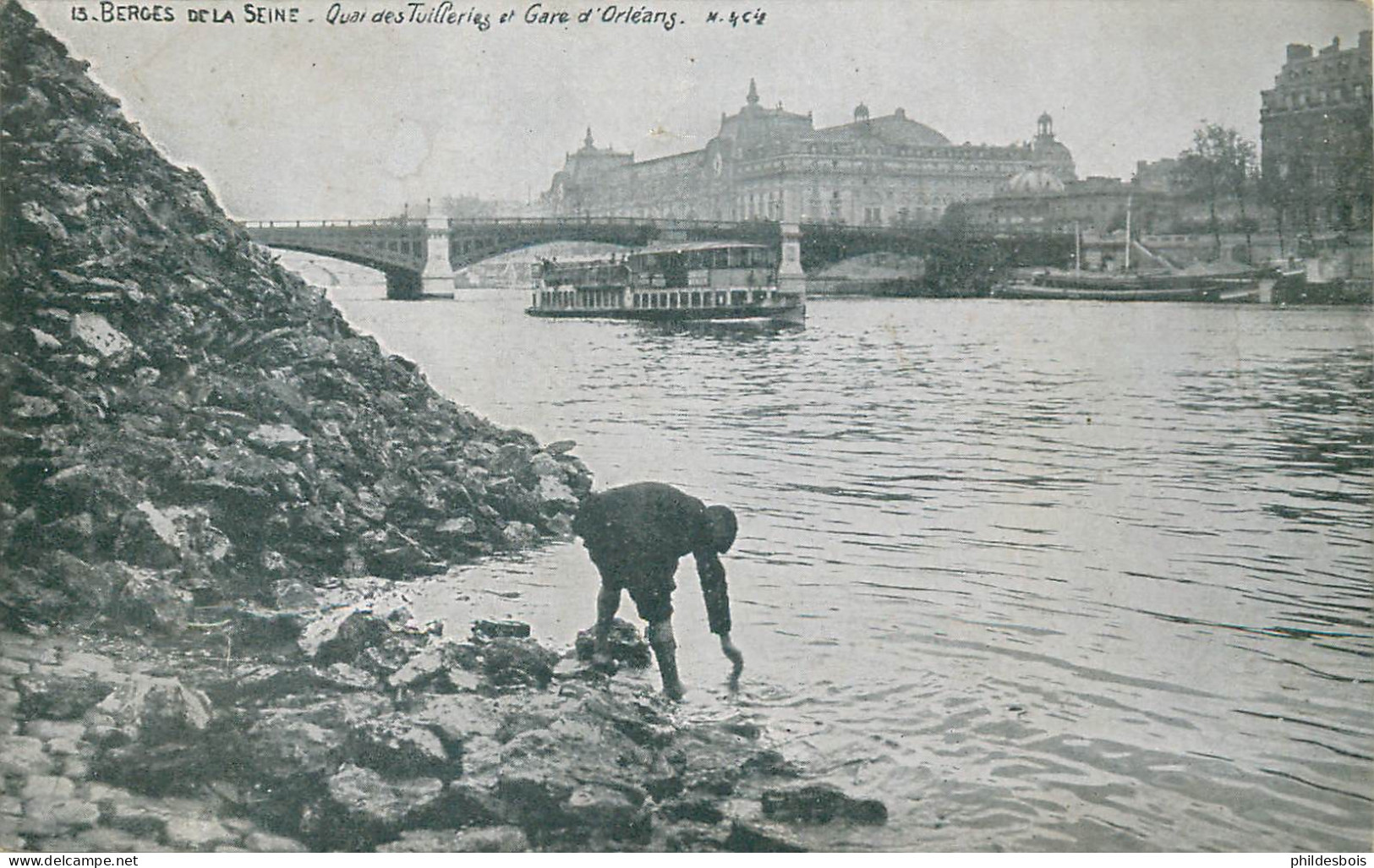 PARIS   ( Berges De La Seine  )  QUAI DES TUILLERIES - La Seine Et Ses Bords