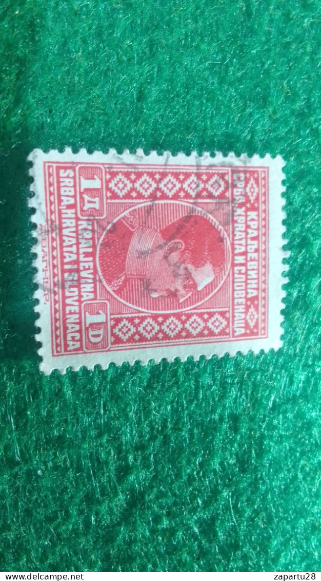 YOGUSLAVYA-    1919-1940   1 DİN - Used Stamps