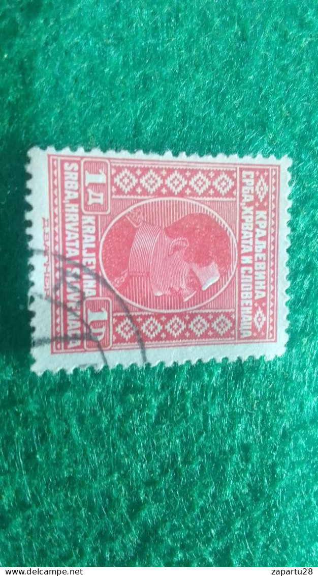 YOGUSLAVYA-    1919-1940   1 DİN - Used Stamps