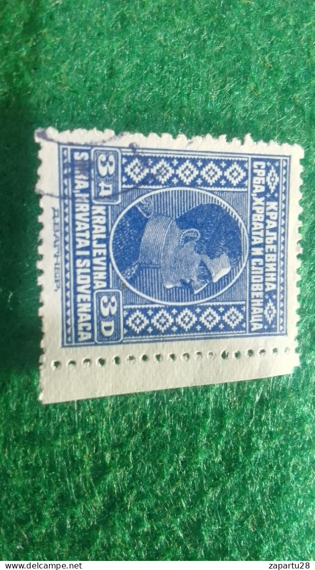 YOGUSLAVYA-    1919-1940   3 DİN - Used Stamps