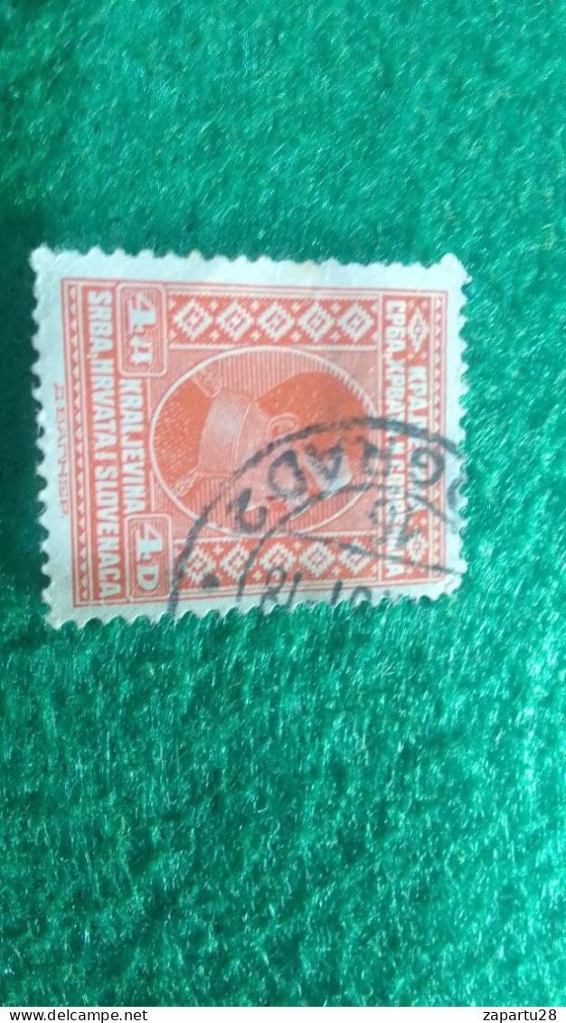 YOGUSLAVYA-    1919-1940   4 DİN - Used Stamps