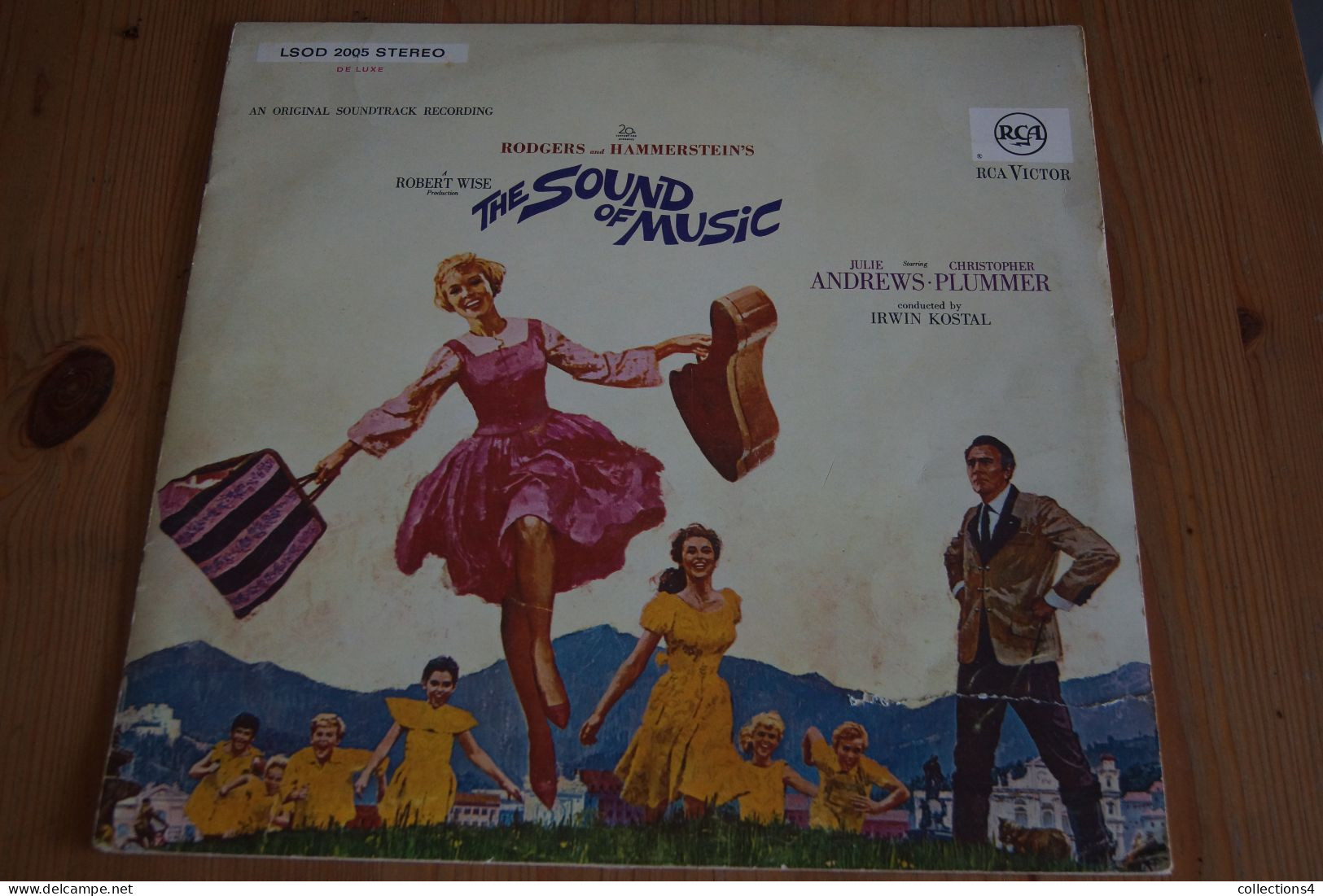 THE SOUND OF MUSIC JULIE ANDREWS CHRISTOPHER ¨PLUMER LP AMERICAIN 1965 DU FILM VALEUR + STEREO DE LUXE - Filmmuziek