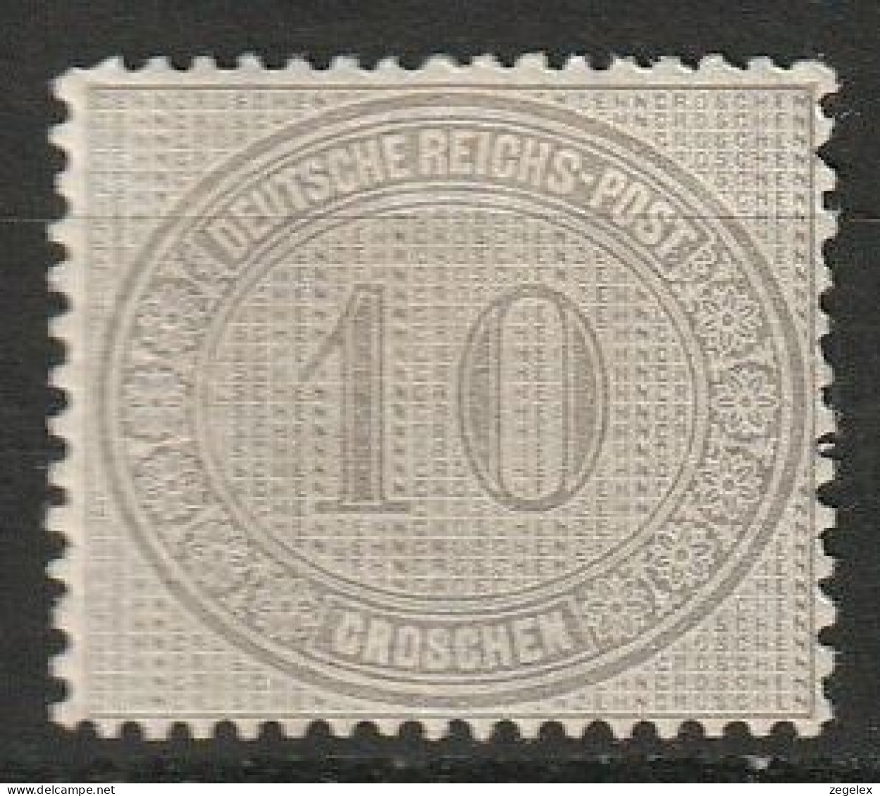 Deutsches Reich 1872 10 Gr. Für Den Innendienst MiNr.12 Ungebraucht Mit Gum Und Falz. MH* Luxe. Geprüft - Ongebruikt