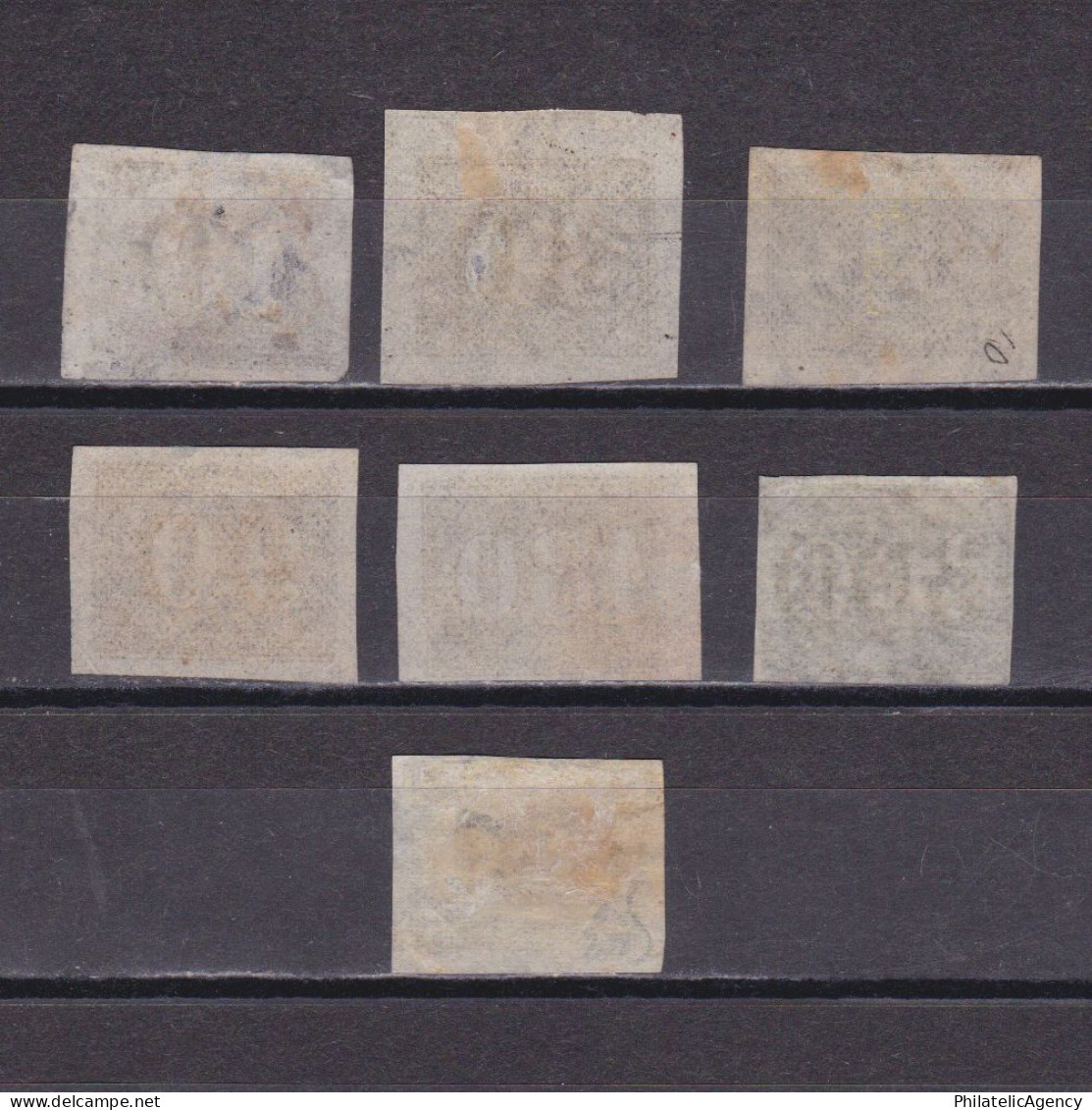 BRAZIL 1850, Sc# 21-28, CV $303, Part Set, Used - Used Stamps