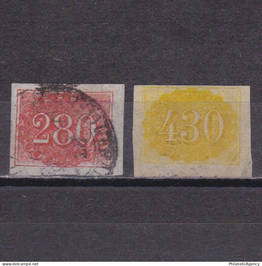 BRAZIL 1861, Sc# 39-40, CV $270, Used - Gebruikt