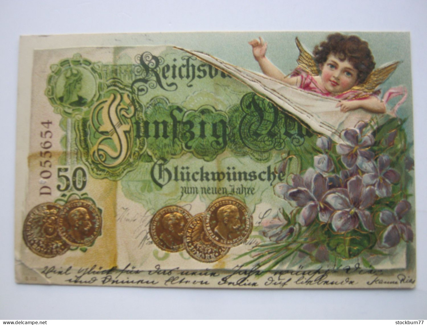 MÜNZEN , Geldschein  , Schöne Karte  Um 1907 - Münzen (Abb.)
