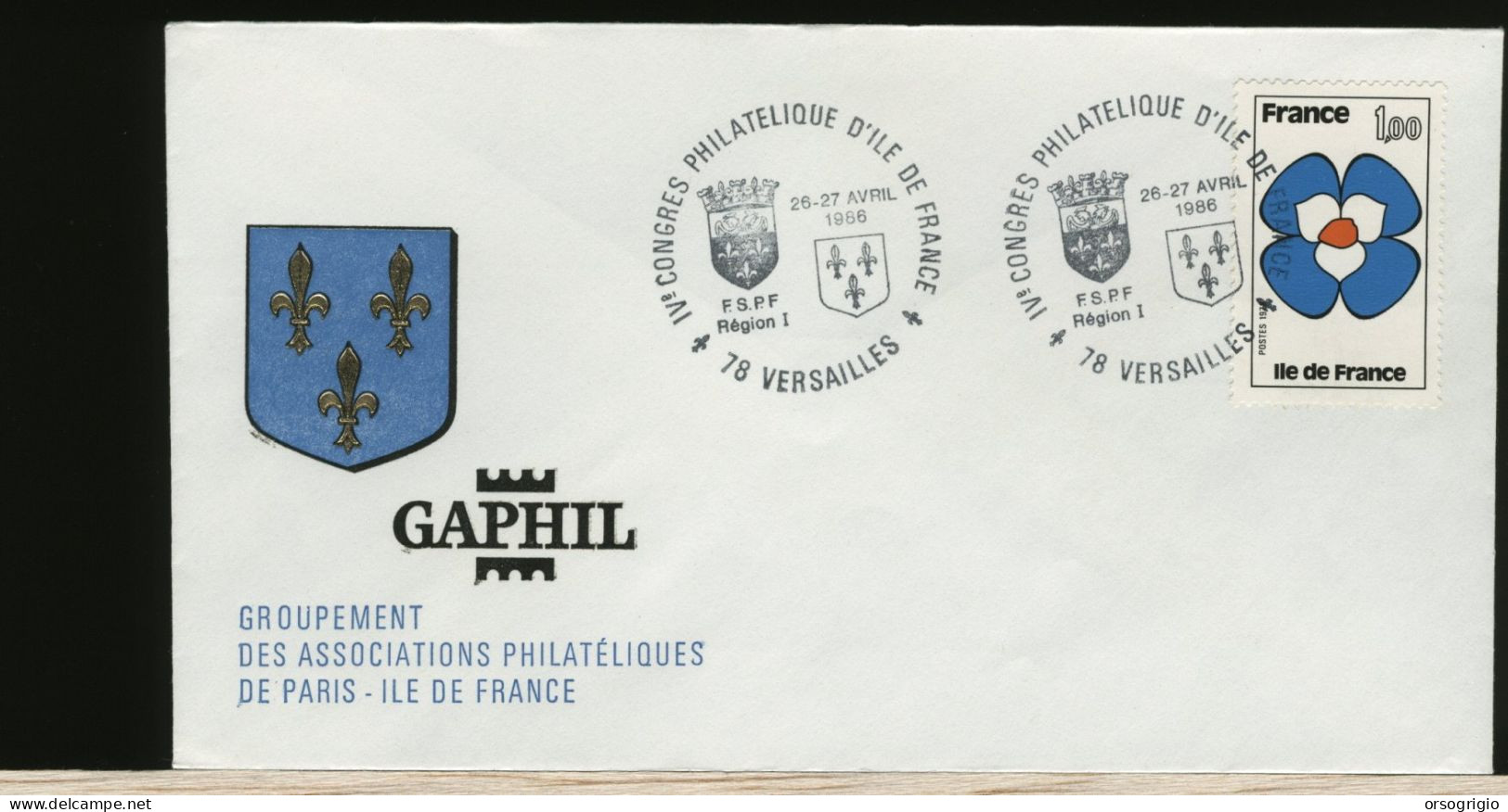 FRANCE FRANCIA -  PARIS - Enveloppes