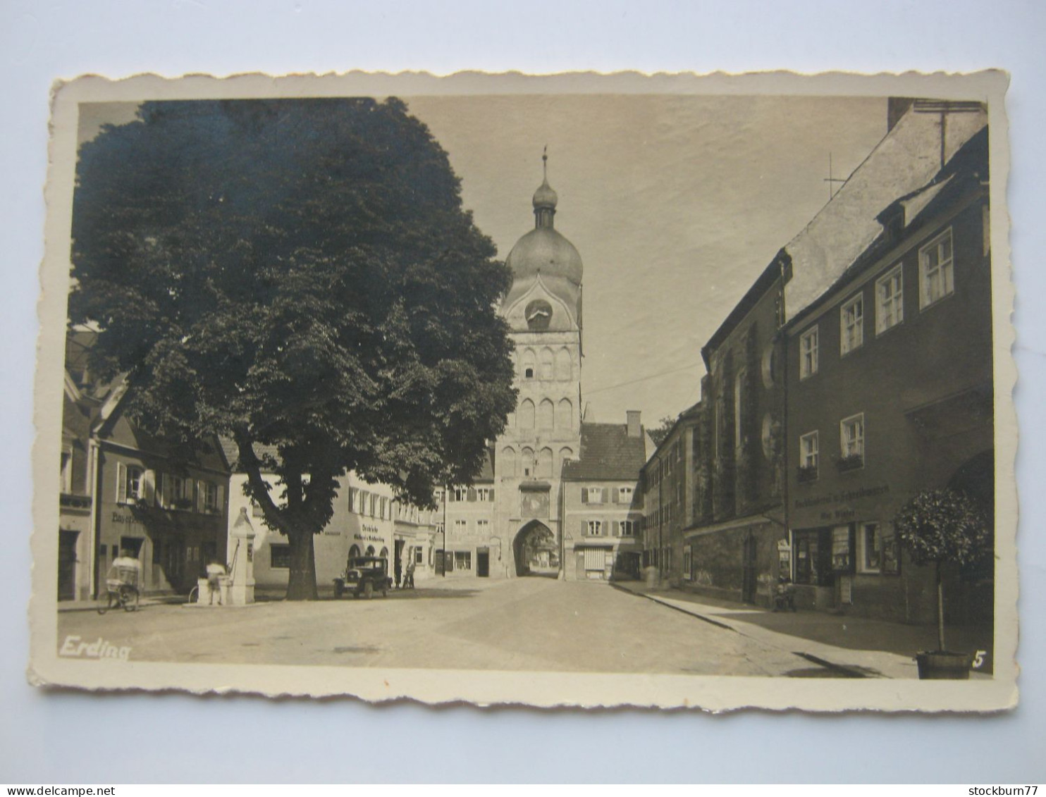 ERDING , Fotokarte   , Schöne Karte  Um 1935 - Erding