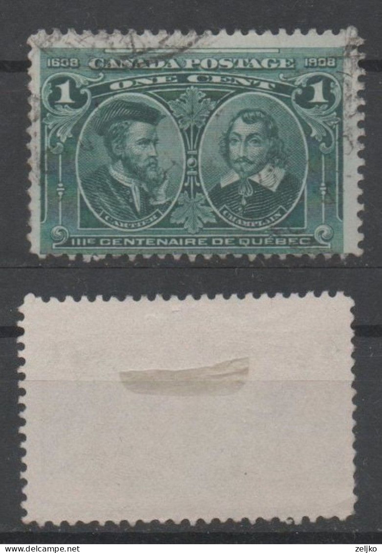 Canada, Used, 1908, Michel 85 - Oblitérés