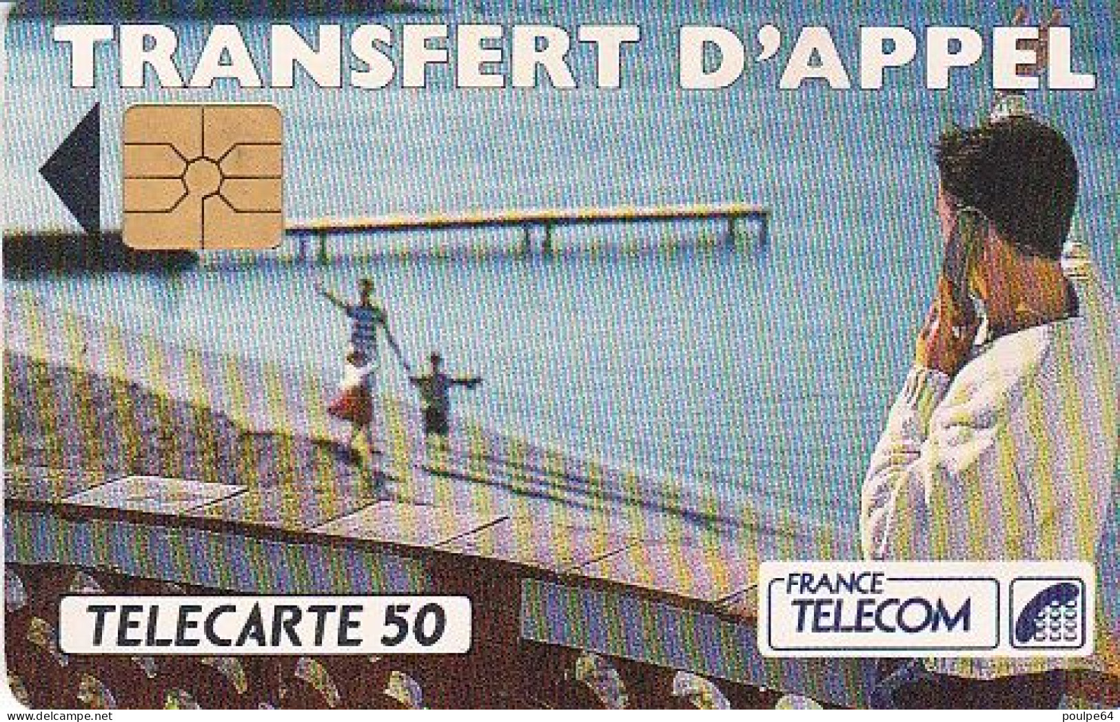 F275c - 08/1992 - TRANSFERT D'APPEL " Plage " - 50 GEM (Afnor) (1A) - 1992