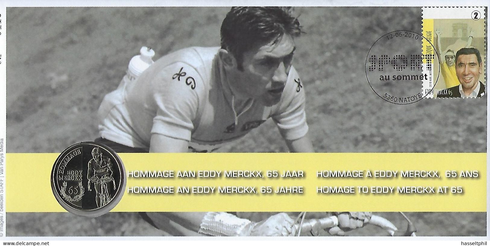 Belgie - Belgique Numisletter  4043 - Eddy Merckx - Numisletters