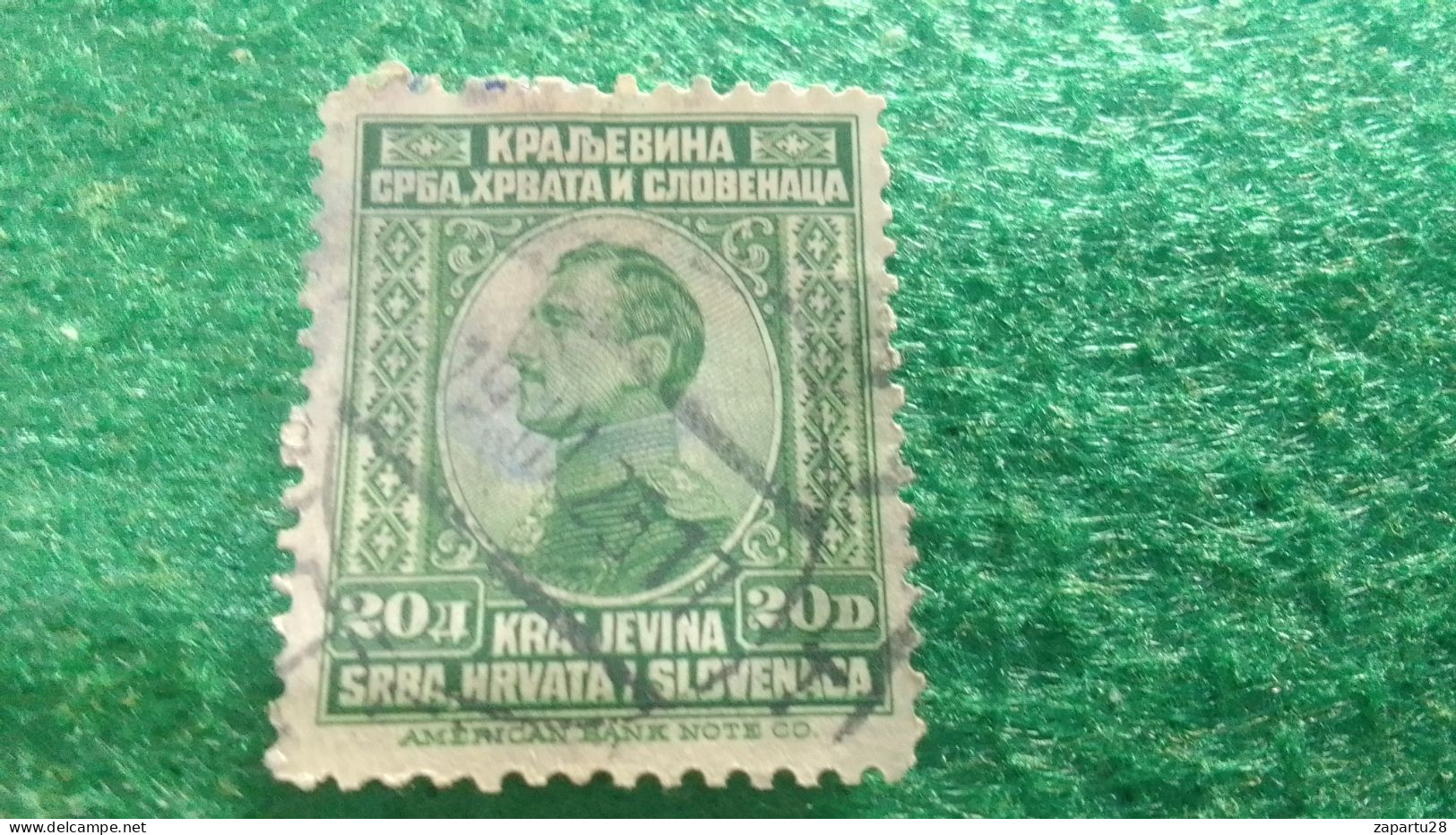 YOGUSLAVYA-    1919-1940    20  DİN.    USED - Gebraucht