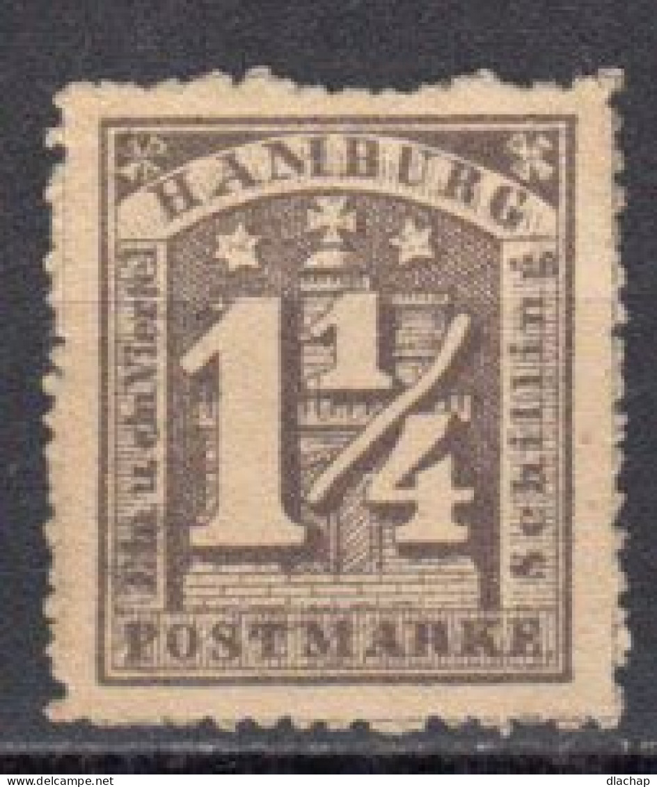 Allemagne Hambourg 1864 Yvert 11 Neuf Sans Gomme - Hamburg (Amburgo)