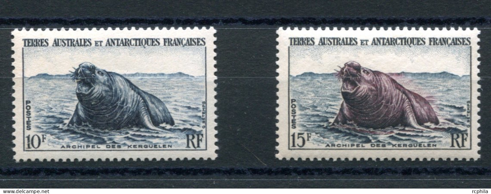 RC 26381 TAAF COTE 20,50€  N°6 / 7 FAUNE ELEPHANT DE MER NEUF ** MNH TB - Unused Stamps