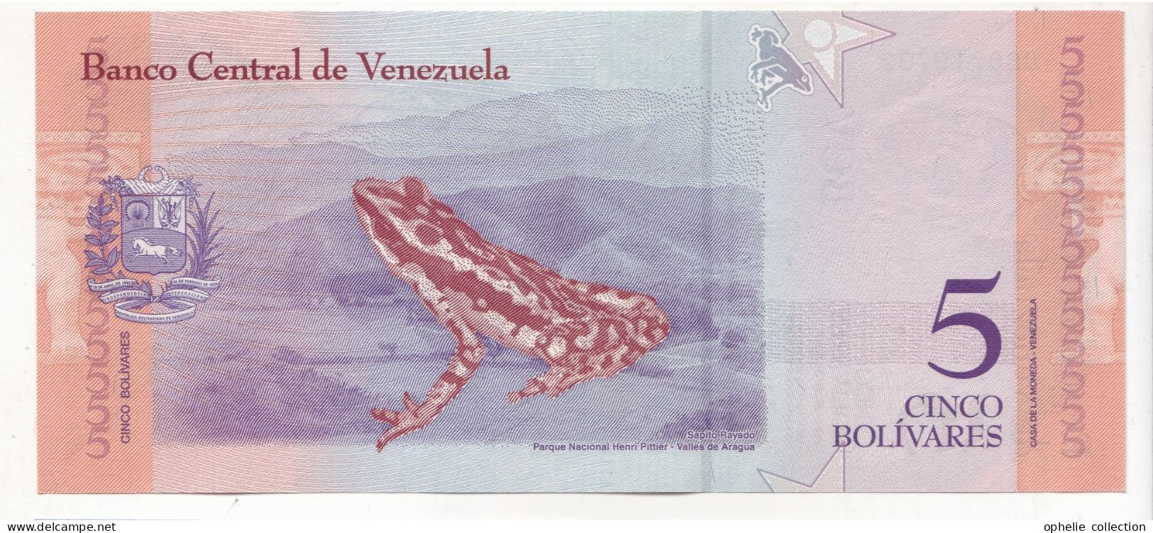 Amérique - Venezuela - PK N°89 - 5 Bolivares - 44 - Sonstige – Amerika