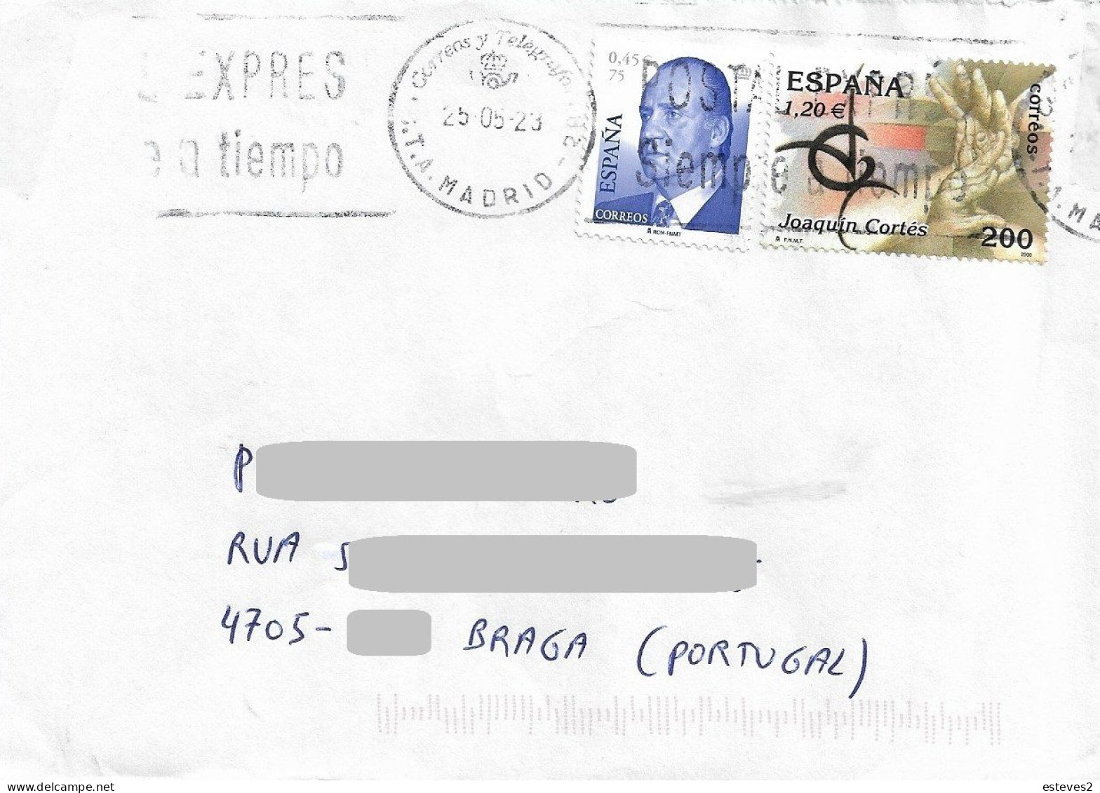 Spain 2000 , Joaquin Cortés , Flamenco , Hands , Slogan Postmark Expres E A Tiempo - Danse