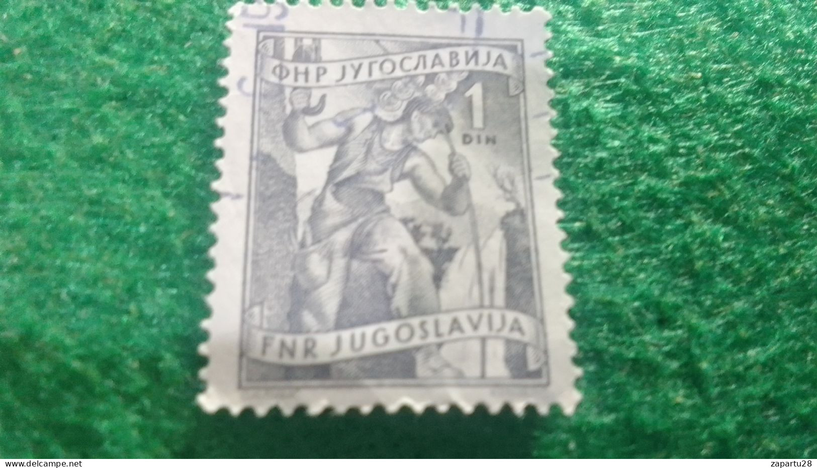 YOGUSLAVYA-    1950-1960   1  DİN.    USED - Used Stamps