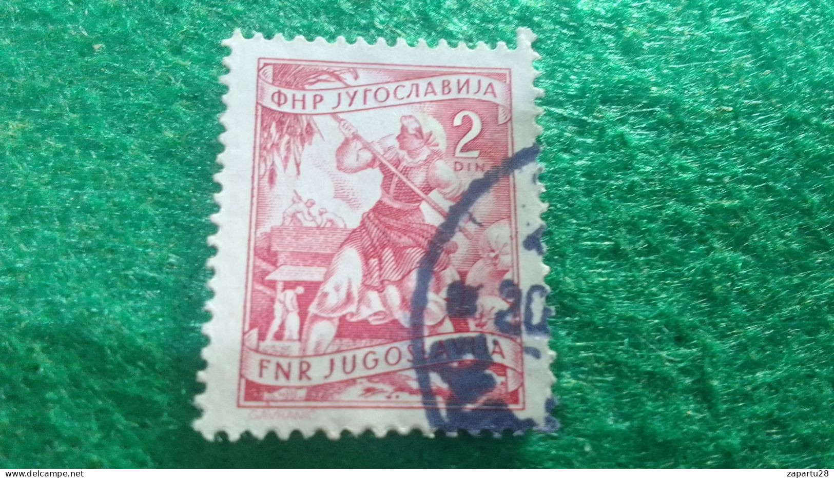 YOGUSLAVYA-    1950-1960   2  DİN.    USED - Used Stamps