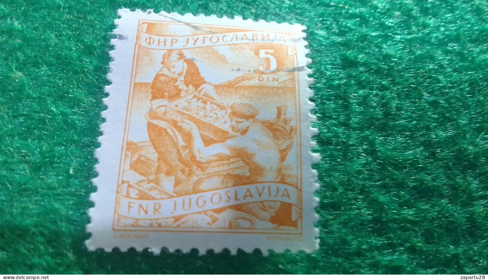 YOGUSLAVYA-    1950-1960   5  DİN.    USED - Oblitérés