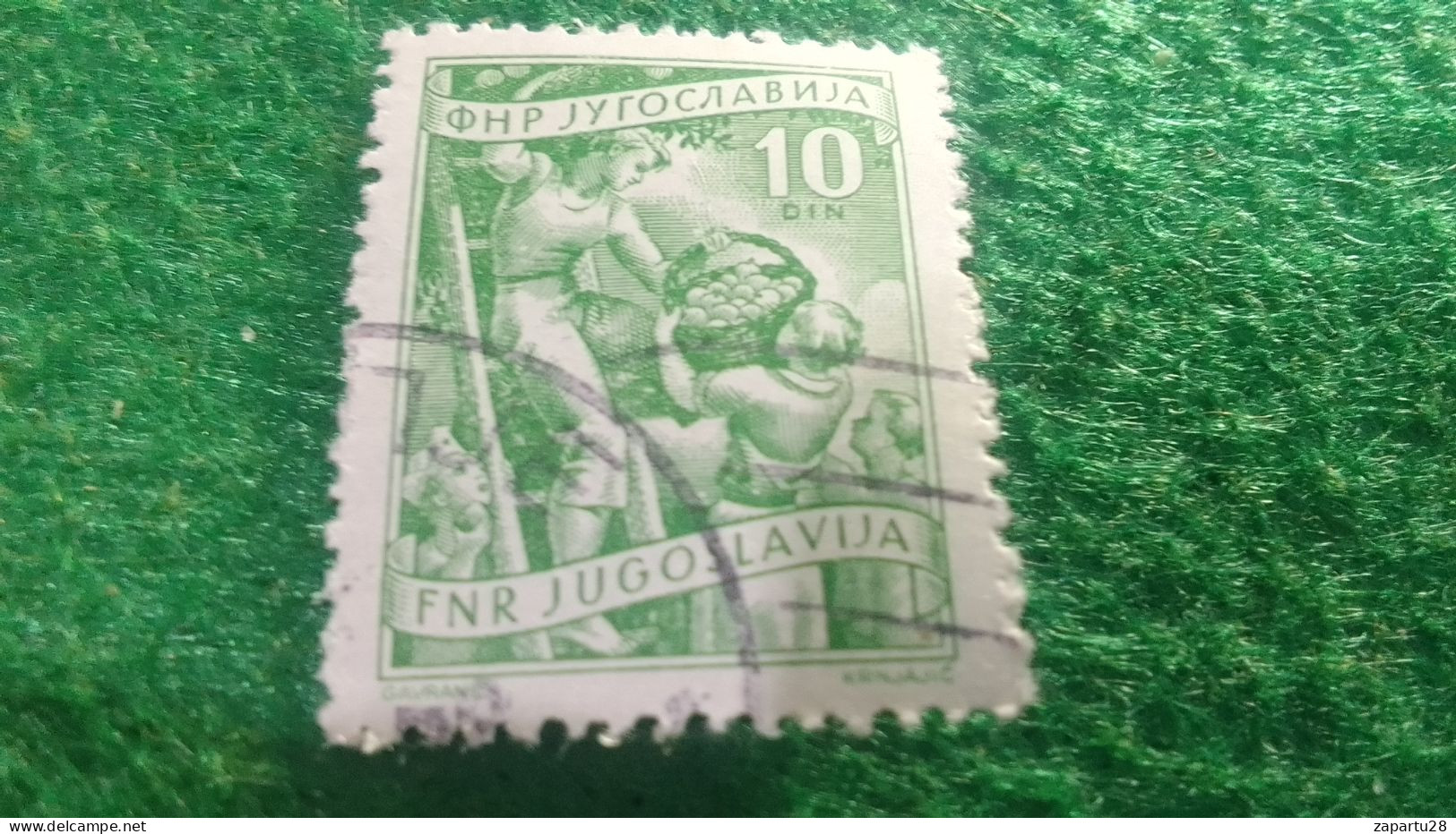 YOGUSLAVYA-    1950-1960   8  DİN.    USED - Usados