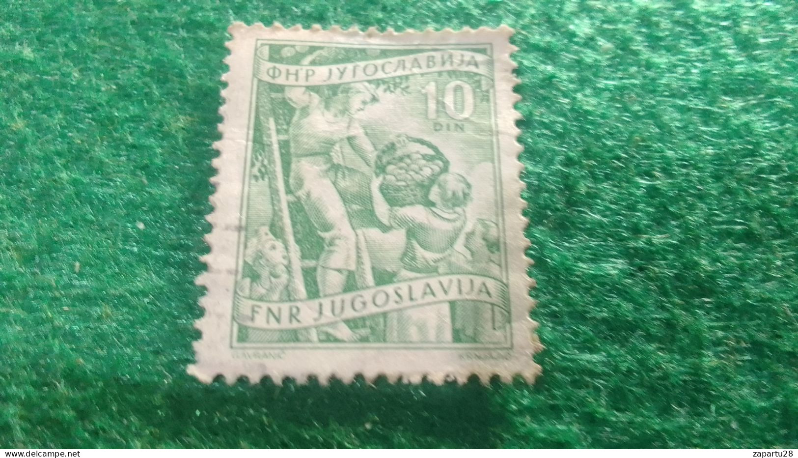 YOGUSLAVYA-    1950-1960   10  DİN.    USED - Usati