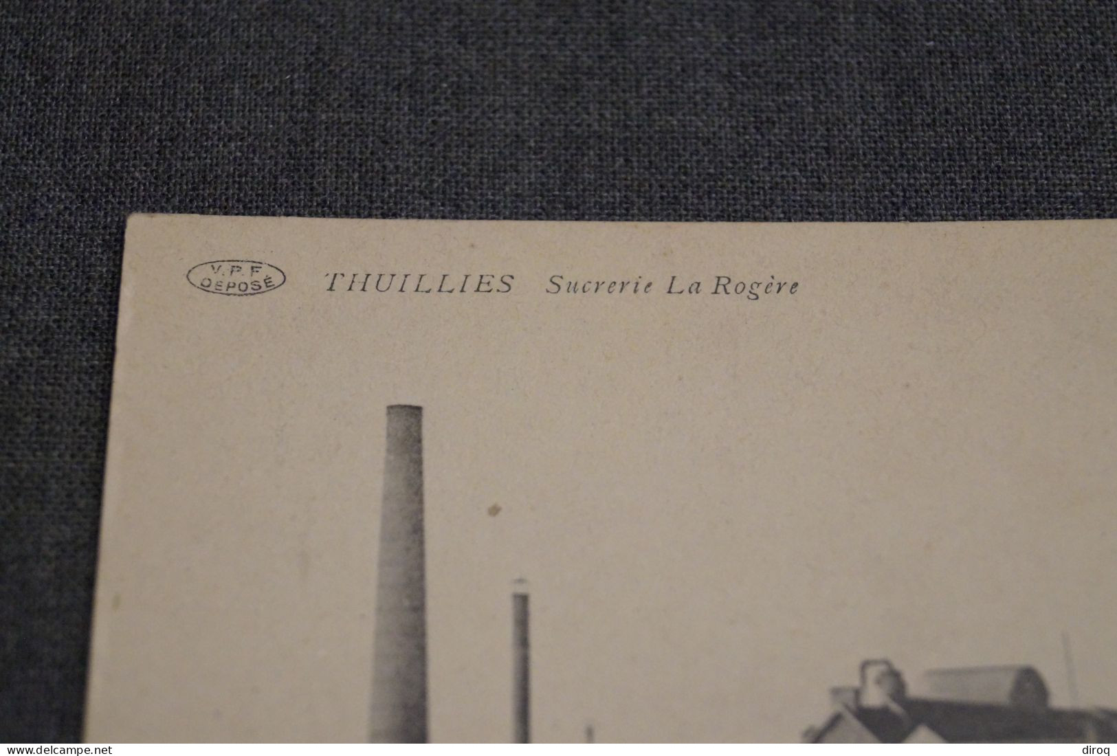 Thuillies , Sucrerie La Rogiere, Belle Ancienne Carte Postale,pour Collection - Thuin