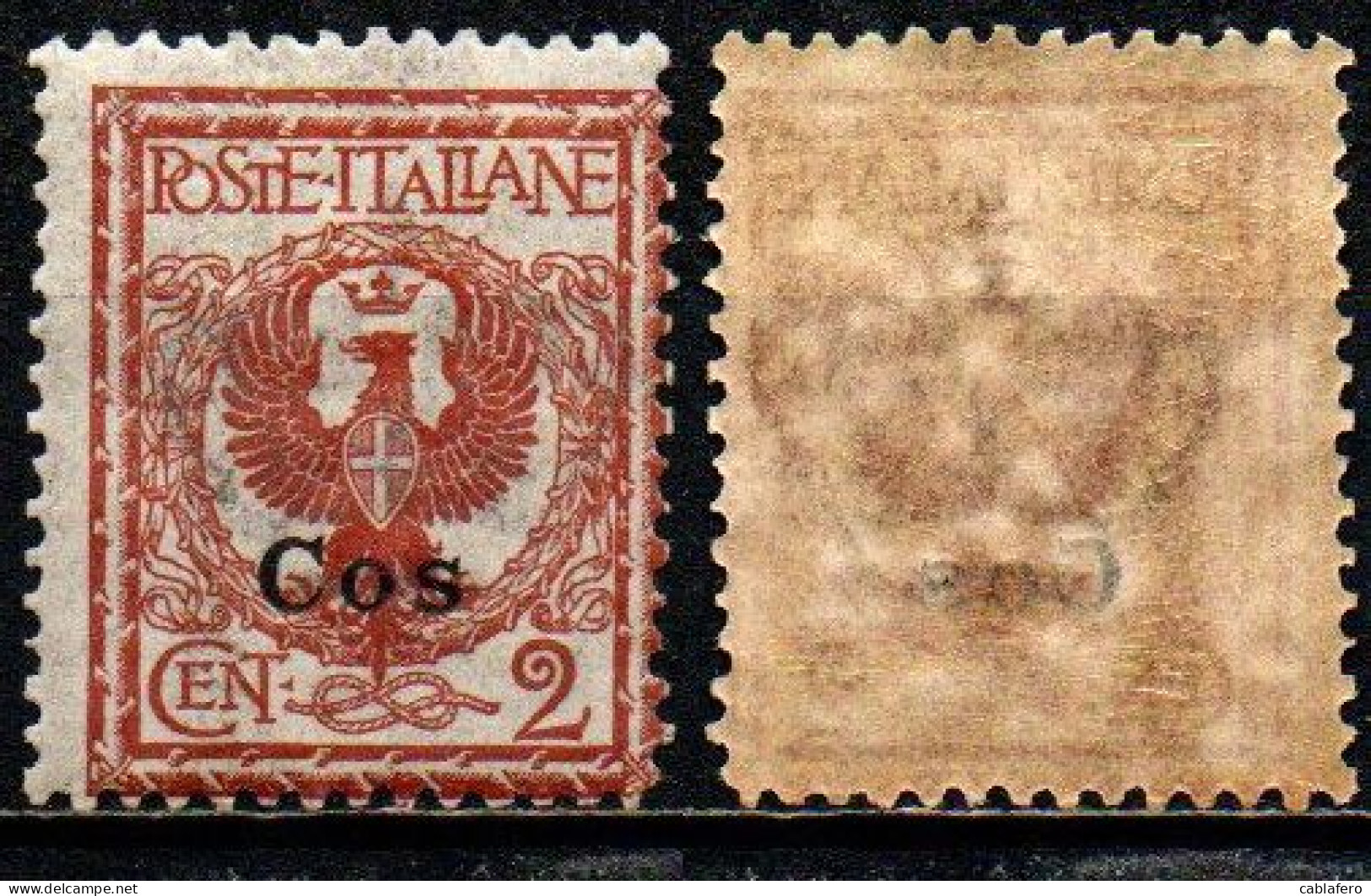 COLONIE ITALIANE - COO - 1912 - STEMMA SABAUDO - MNH - Egée (Coo)