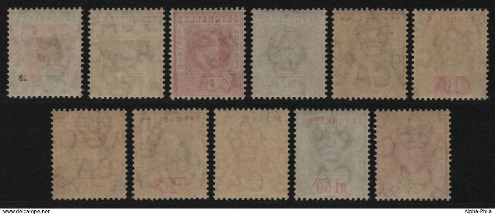 Seychellen 1903 - Mi-Nr. 38-48 * - MH - Edward VII - Seychelles (...-1976)