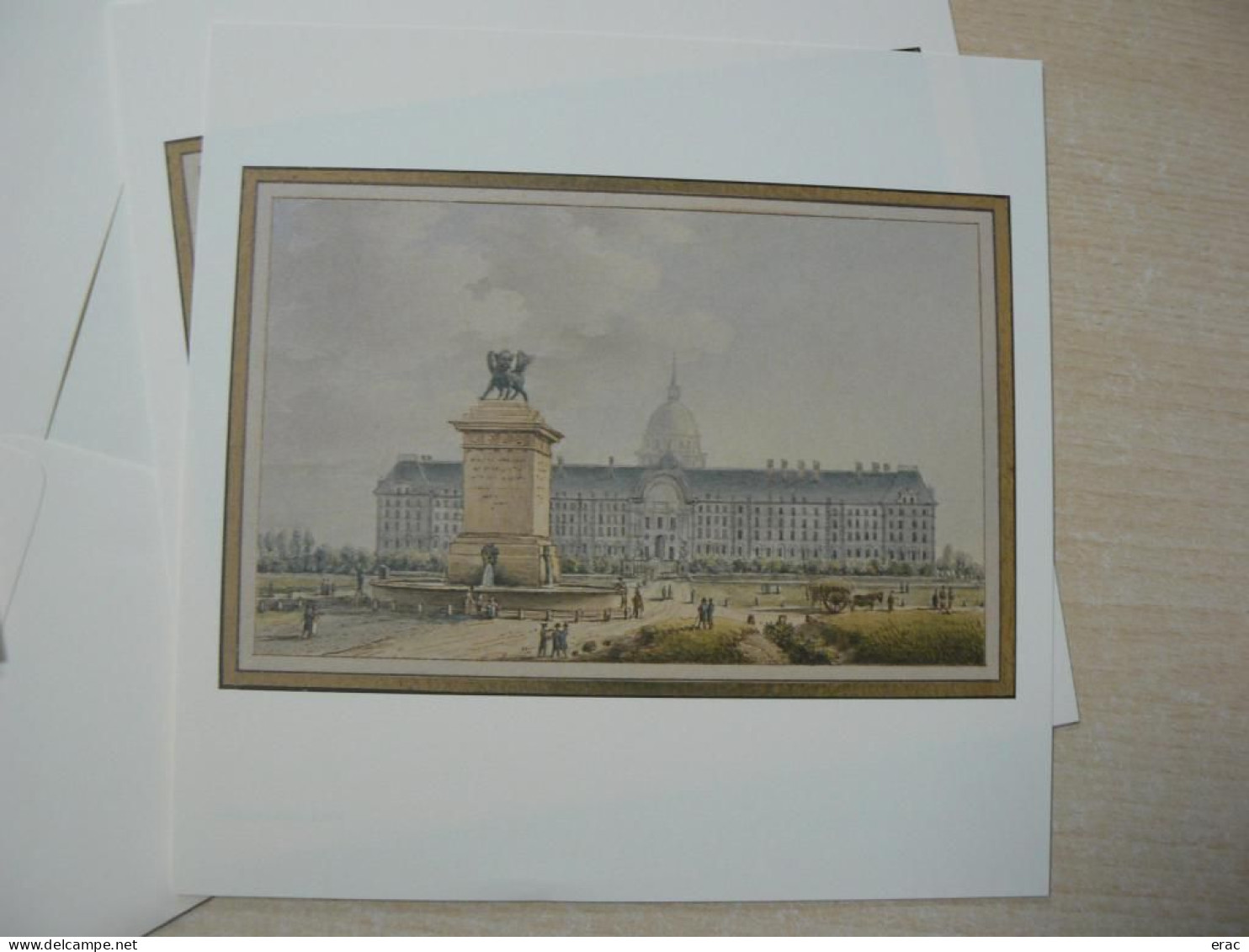 Reproductions de 12 aquarelles de Victor-Jean Nicolle - Enveloppe Napoléon - Peu courant