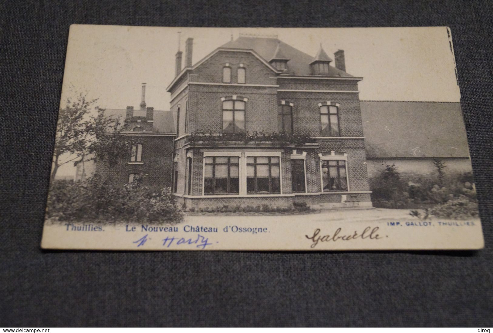 Thuillies , Le Nouveau Château D'Ossogne, Belle Ancienne Carte Postale,pour Collection - Thuin