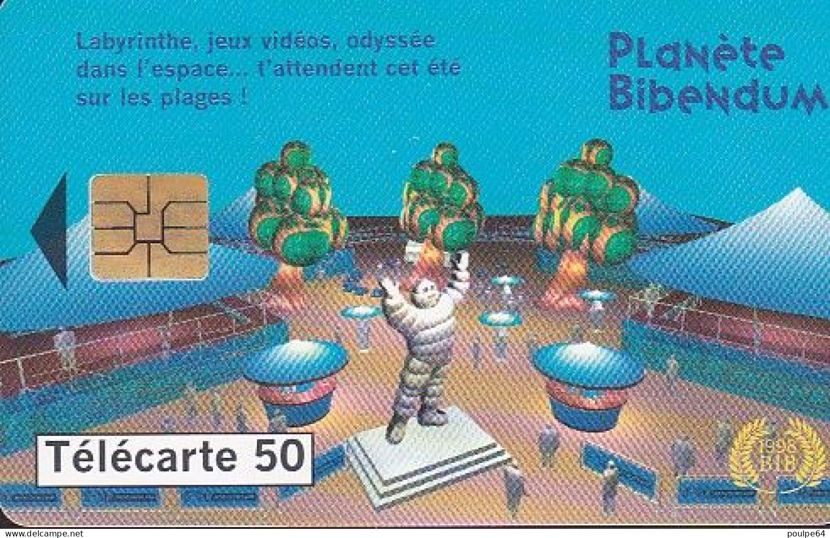 F894 06/1998 - PLANÈTE BIDENDUM - 50 SO3  - (verso N° Deux Lignes - 2ème Ligne Vers La Droite) - 1998